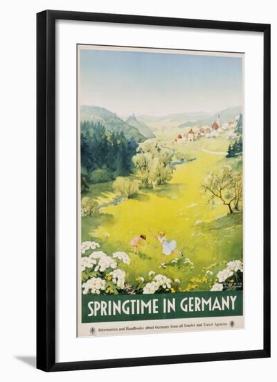 Springtime in Germany Poster-Dettmar Nettelhorst-Framed Giclee Print