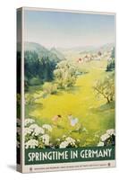 Springtime in Germany Poster-Dettmar Nettelhorst-Stretched Canvas