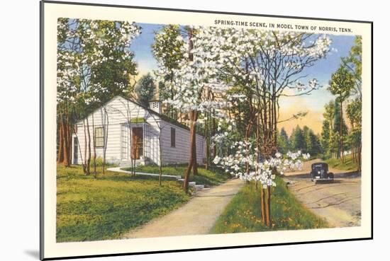 Springtime in Norris, Tennessee-null-Mounted Art Print