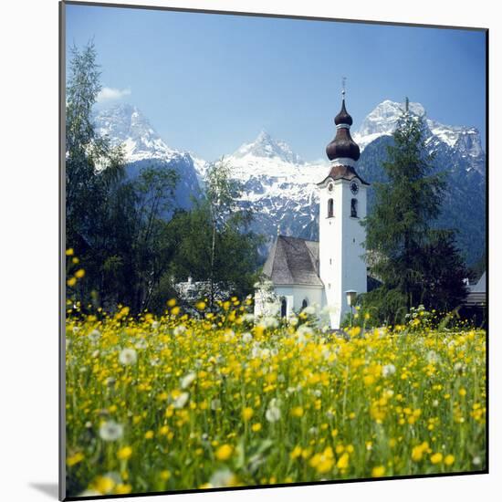 Springtime in the Austrian Alps (photo)-null-Mounted Photographic Print