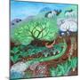 Springtime Jobs,acrylics on paper-Lisa Graa Jensen-Mounted Giclee Print