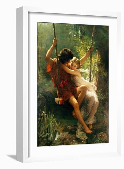 Springtime / Le Printemps-Pierre-Auguste Cot-Framed Art Print