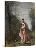 Springtime of Life, 1871-Jean-Baptiste-Camille Corot-Stretched Canvas