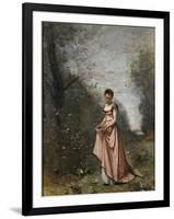 Springtime of Life, 1871-Jean-Baptiste-Camille Corot-Framed Premium Giclee Print