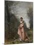 Springtime of Life, 1871-Jean-Baptiste-Camille Corot-Mounted Premium Giclee Print