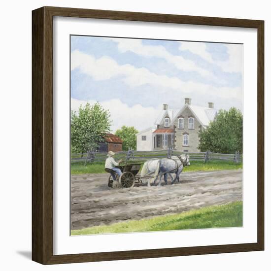 Springtime on the Farm-Kevin Dodds-Framed Giclee Print