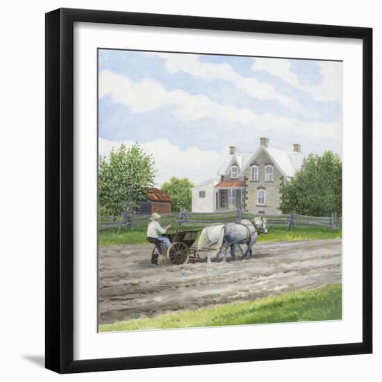 Springtime on the Farm-Kevin Dodds-Framed Giclee Print