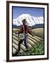 Springtime Sower-Linda Braucht-Framed Giclee Print