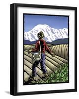 Springtime Sower-Linda Braucht-Framed Giclee Print