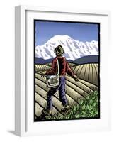 Springtime Sower-Linda Braucht-Framed Giclee Print