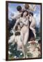 Springtime-William Adolphe Bouguereau-Framed Art Print