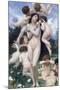 Springtime-William Adolphe Bouguereau-Mounted Art Print