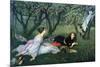 Springtime-James Tissot-Mounted Premium Giclee Print