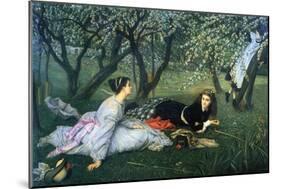 Springtime-James Tissot-Mounted Art Print