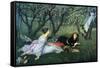 Springtime-James Tissot-Framed Stretched Canvas