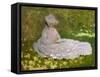 Springtime-Claude Monet-Framed Stretched Canvas