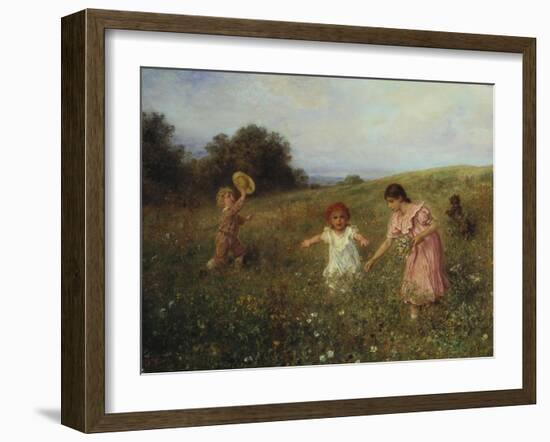 Springtime-Ludwig Knaus-Framed Giclee Print