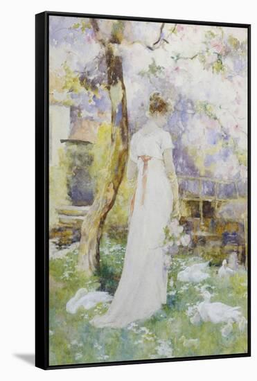 Springtime-David Woodlock-Framed Stretched Canvas