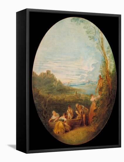 Springtime-Jean-Baptiste Pater-Framed Stretched Canvas