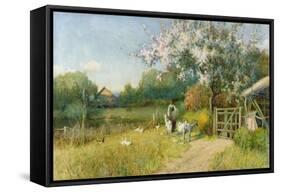 Springtime-Sir Alfred East-Framed Stretched Canvas