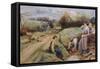 Springtime-Myles Birket Foster-Framed Stretched Canvas