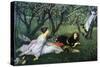 Springtime-James Tissot-Stretched Canvas