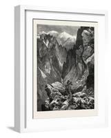 Springville Canyon. Thomas Moran (February 12-null-Framed Giclee Print