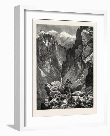 Springville Canyon. Thomas Moran (February 12-null-Framed Giclee Print