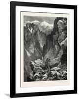 Springville Canyon. Thomas Moran (February 12-null-Framed Giclee Print