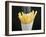 Sprinkling Salt over Chips-null-Framed Photographic Print