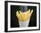 Sprinkling Salt over Chips-null-Framed Photographic Print