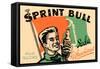 Sprint Bull Soda-null-Framed Stretched Canvas