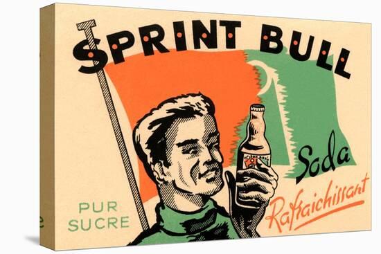 Sprint Bull Soda-null-Stretched Canvas