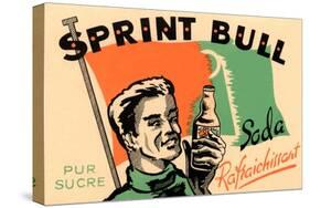 Sprint Bull Soda-null-Stretched Canvas