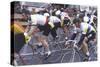 Sprint Cyclists-null-Stretched Canvas