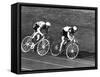 Sprint Cyclists-null-Framed Stretched Canvas