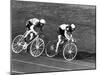 Sprint Cyclists-null-Mounted Photographic Print