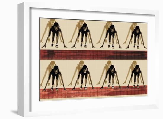 Sprinters-null-Framed Giclee Print