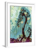 Spritely Blue Willows-Natasha Wescoat-Framed Giclee Print