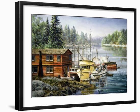 Spruced and Spry-Nicky Boehme-Framed Giclee Print