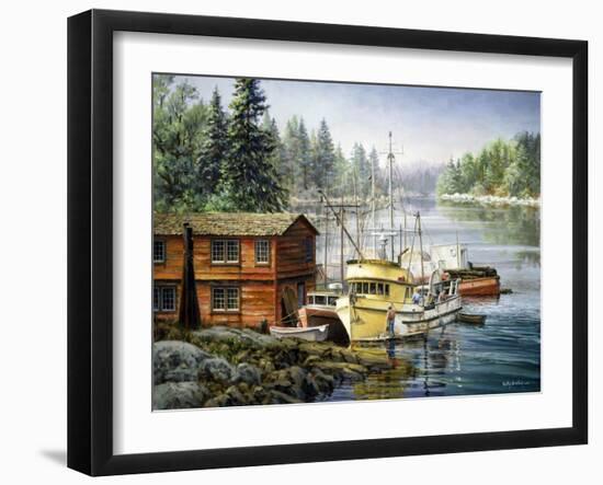 Spruced and Spry-Nicky Boehme-Framed Giclee Print