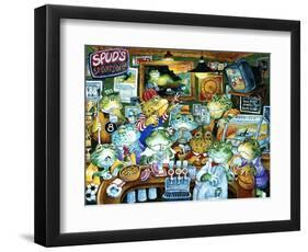 Spud's Sportsbar-Bill Bell-Framed Premium Giclee Print