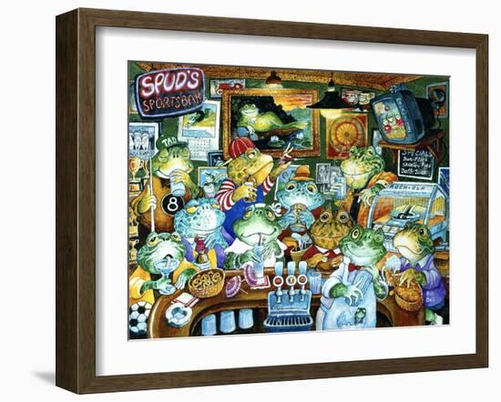 Spud's Sportsbar-Bill Bell-Framed Giclee Print