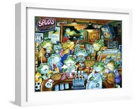 Spud's Sportsbar-Bill Bell-Framed Giclee Print