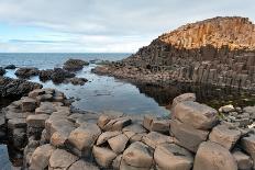 Basalt Columns by the Sea on the Isle of Staffa, Scotland-Spumador-Photographic Print