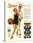 Spur Tie, Magazine Advertisement, USA, 1929-null-Stretched Canvas