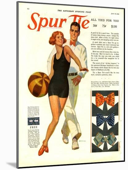 Spur Tie, Magazine Advertisement, USA, 1929-null-Mounted Giclee Print