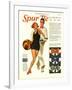Spur Tie, Magazine Advertisement, USA, 1929-null-Framed Giclee Print