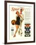 Spur Tie, Magazine Advertisement, USA, 1929-null-Framed Giclee Print