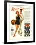 Spur Tie, Magazine Advertisement, USA, 1929-null-Framed Giclee Print
